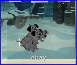 101 Dalmatians Art Corner Walt Disney Production Animation Cel 1961 3 C-KO