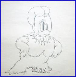 1930's CLARA CLUCK chicken hat ORIGINAL PRODUCTION cel DRAWING WALT DISNEY