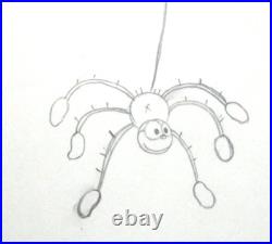 1931 MOTHER GOOSE MELODIES spider Walt Disney ORIGINAL PRODUCTION cel DRAWING