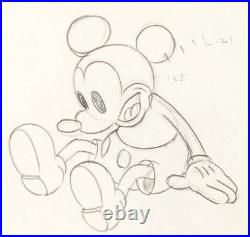 1932 MICKEY MOUSE ORIGINAL PRODUCTION cel DRAWING WALT DISNEY MICKEY'S NIGHTMARE