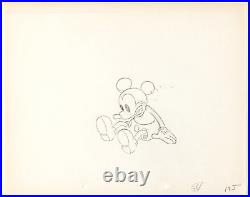 1932 MICKEY MOUSE ORIGINAL PRODUCTION cel DRAWING WALT DISNEY MICKEY'S NIGHTMARE