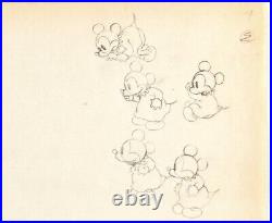 1933 MICKEY MOUSE ORIGINAL PRODUCTION cel DRAWING WALT DISNEY GIANTLAND