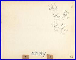 1933 MICKEY MOUSE ORIGINAL PRODUCTION cel DRAWING WALT DISNEY GIANTLAND