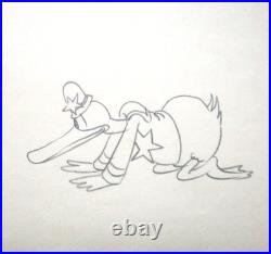 1934 DONALD DUCK DOGNAPPER Walt Disney ORIGINAL PRODUCTION cel DRAWING police