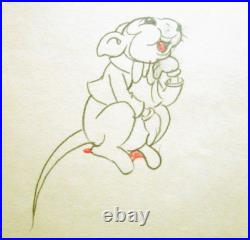 1934 THE FLYING MOUSE Walt Disney Silly Symphony ORIGINAL PRODUCTION cel DRAWING
