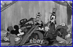 1935 Mickey Mouse Original Production cel Drawing WALT DISNEY MICKEY'S SERVICE