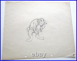 1935 TORTOISE & HARE rabbit race WALT DISNEY Original Production cel Drawing