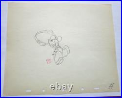 1936 MICKEY MOUSE ORIGINAL PRODUCTION cel DRAWING WALT DISNEY saw overalls
