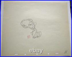 1936 Mickey Mouse Original Production cel Drawing WALT DISNEY MICKEY'S ELEPHANT