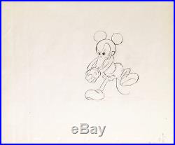 1936 Rare Walt Disney Mickey Mouse 5 Original Production Animation Drawing Cel