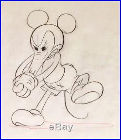 1936 Rare Walt Disney Mickey Mouse 5 Original Production Animation Drawing Cel