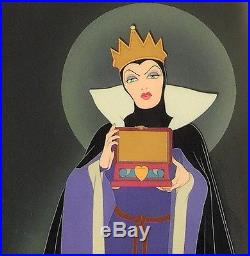 1937 Disney Snow White Evil Queen Heart Box Original Production Animation Cel