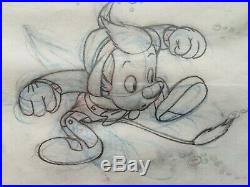 1938 Rare Walt Disney Pinocchio Original Production Animation Drawing Cel