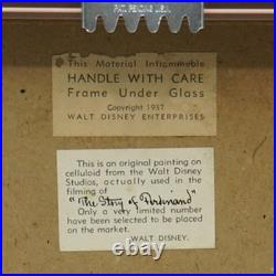 1938 Walt Disney Production Cel Ferdinand the Bull Courvoisier Original Art