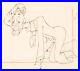 1939 Disney The Autograph Hound Stepin Fetchit Production Animation Drawing