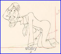 1939 Disney The Autograph Hound Stepin Fetchit Production Animation Drawing