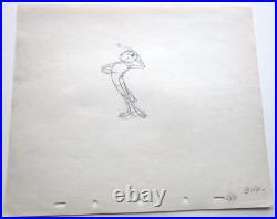 1939 GOOFY WILBUR GRASSHOPPER WALT DISNEY ORIGINAL PRODUCTION cel DRAWING