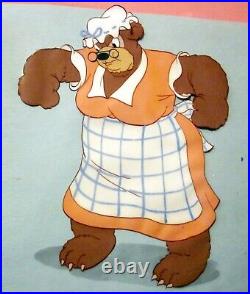 1939 MGM Disney Goldilocks Bear Production Cel Celluloid Animation Metro Acetate