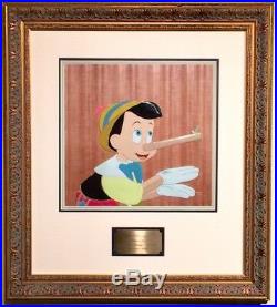 1940 Large Very Rare Walt Disney Pinocchio Original Production Animation Cel
