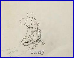 1940 Original Production Cel Drawing Fantasia Disney Mickey Mouse
