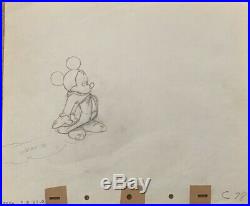1940 Original Production Cel Drawing Fantasia Walt Disney Sorcerers Apprentice
