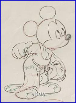 1940 Rare Disney Fantasia Mickey Mouse Original Production Animation Drawing Cel