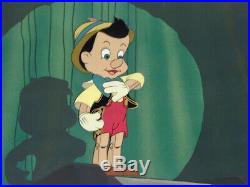 1940 Rare Walt Disney Pinocchio Original Production Animation Cel Celluloid