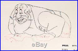 1940 Walt Disney Pinocchio Stromboli Original Production Animation Drawings Cel
