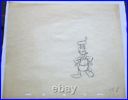 1940's DONALD DUCK sailor hat suit WALT DISNEY Original Production cel Drawing