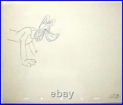 1940's PLUTO DOG Donald Duck WALT DISNEY ORIGINAL PRODUCTION cel DRAWING