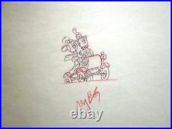 1941 Mickey Mouse Original Production cel Drawing WALT DISNEY NIFTY NINETIES