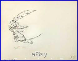 1941 Rare Sequence Of 8 Walt Disney Dumbo Timothy Mouse Production Cel Drawings