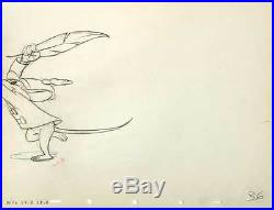 1941 Rare Sequence Of 8 Walt Disney Dumbo Timothy Mouse Production Cel Drawings