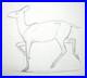 1942 BAMBI WALT DISNEY ORIGINAL PRODUCTION cel DRAWING deer hunting
