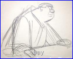1942 WILLIE GIANT ORIGINAL PRODUCTION cel DRAWING WALT DISNEY Mickey Mouse