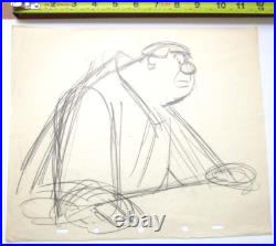 1942 WILLIE GIANT ORIGINAL PRODUCTION cel DRAWING WALT DISNEY Mickey Mouse