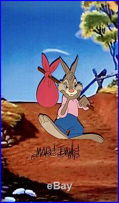1946 Disney Song Of The South Rabbit Signed Original Production Animation Cel