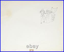1950 Disney Cinderella Prince Charming Original Production Animation Drawing Cel 1950 Disney Cinderella Prince Charming Original Production Animation Drawing Cel