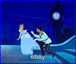 1950 Rare Walt Disney Cinderella Ball Gown Original Production Animation Cel