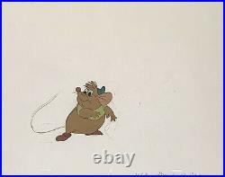 1950 Rare Walt Disney Cinderella Gus Mouse Original Production Animation Cel