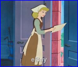 1950 Rare Walt Disney Cinderella Original Production Animation Cel Celluloid