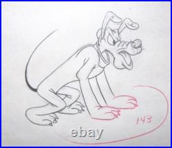 1950's PLUTO DOG WALT DISNEY ORIGINAL PRODUCTION cel DRAWING mickey mouse 1950's PLUTO DOG WALT DISNEY ORIGINAL PRODUCTION cel DRAWING mickey mouse