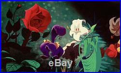 1951 Disney Alice In Wonderland Lily Flower Original Production Animation Cel