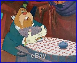 1951 Disney Alice In Wonderland Walrus Oysters Original Production Animation Cel