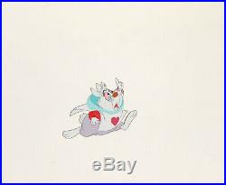 1951 Disney Alice In Wonderland White Rabbit Original Production Animation Cel