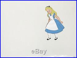 1951 Rare Walt Disney Alice In Wonderland Original Production Animation Cel