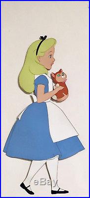 1951 Walt Disney Alice In Wonderland Dinah Cat Original Production Animation Cel