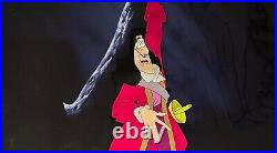 1953 Rare Walt Disney Peter Pan Captain Hook Original Production Animation Cel