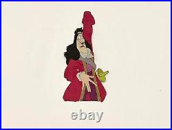 1953 Rare Walt Disney Peter Pan Captain Hook Original Production Animation Cel