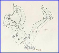 1953 Rare Walt Disney Peter Pan Original Production Animation Drawing Cel